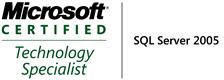 Microsoft Technology Specialist - Certification for SQL Server (Sequil Server)